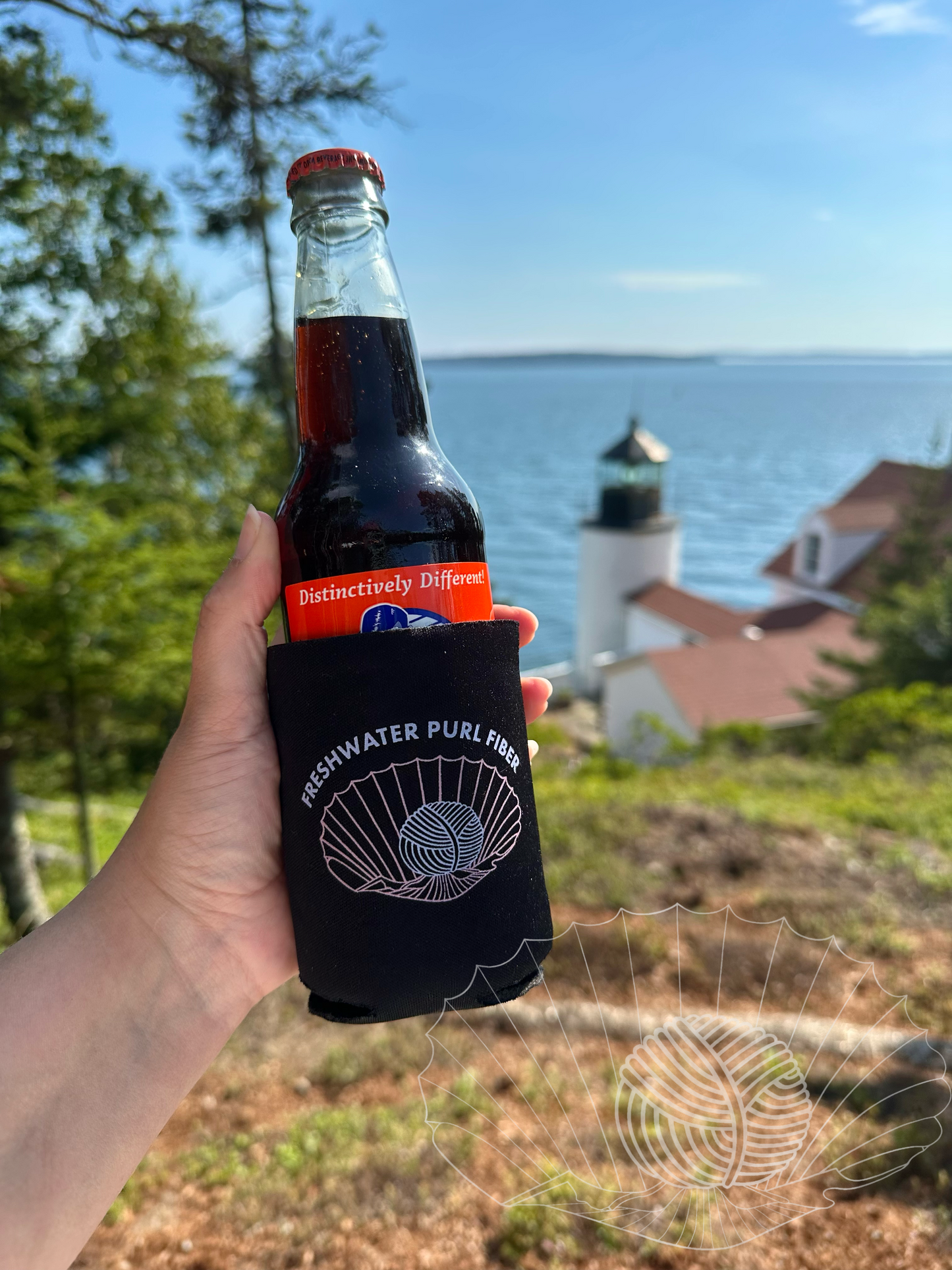 Freshwater Purl Fiber Can Cooler