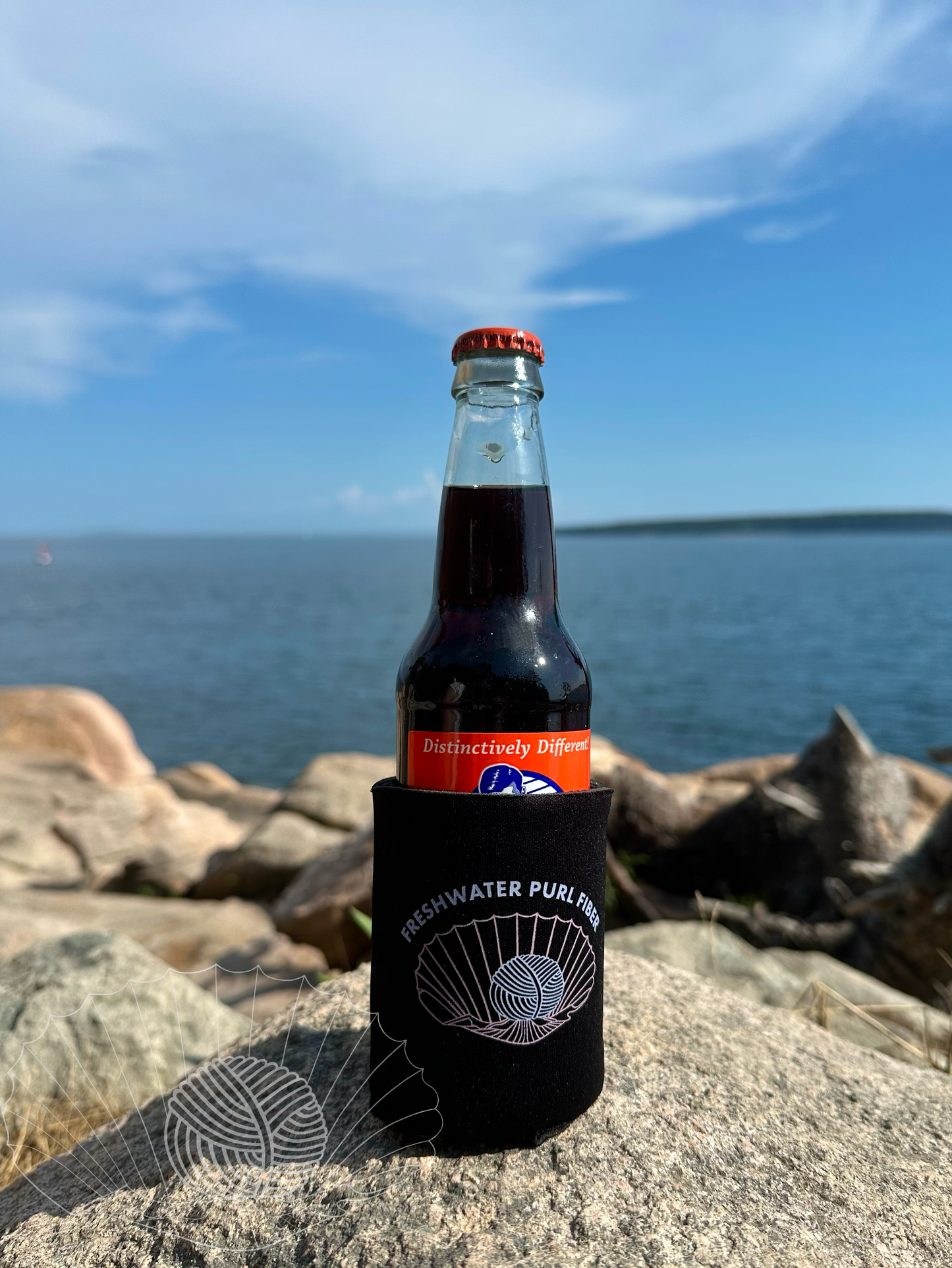 Freshwater Purl Fiber Can Cooler